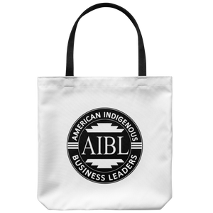AIBL Logo White Tote Bag