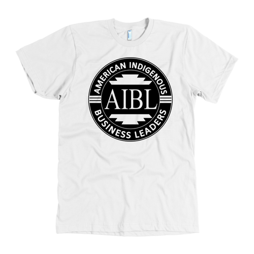 AIBL Black Logo White Shirt